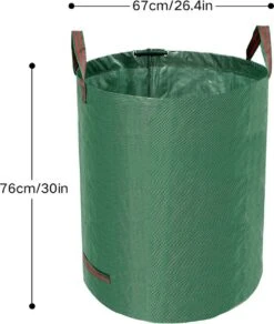 Tuin Afvalzakken - 2 Stuks - Opvouwbare Afvalzak - Tuin Afvalzak - Bladzakken - Waterstotend Tuinafvalzak - 270L -Gardena Verkoopwinkel 1016x1200 1