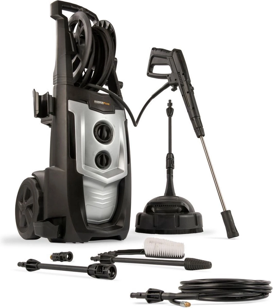 Powerplus POWXG90425 Hogedrukreiniger - 2500W - Max. 195 Bar - 468 L/h - Incl. 8m Slang, Terrasreiniger En Accessoires - Reiniger Voor Auto, Fiets En Meubelen 1 Powerplus POWXG90425 Hogedrukreiniger - 2500W - Max. 195 Bar - 468 L/h - Incl. 8m Slang, Terrasreiniger En Accessoires - Reiniger Voor Auto, Fiets En Meubelen
