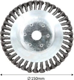 Universele Onkruidborstel Per 5 - 15CM - Max. Toerental 10.000 P/m - Onkruid Verwijderen - Onkruidverwijderaar - Tuingereedschap - Onkruidborstel Bosmaaier - Opzetstuk - SET 9 Universele Onkruidborstel Per 5 - 15CM - Max. Toerental 10.000 P/m - Onkruid Verwijderen - Onkruidverwijderaar - Tuingereedschap - Onkruidborstel Bosmaaier - Opzetstuk - SET -Gardena Verkoopwinkel 1107x1200