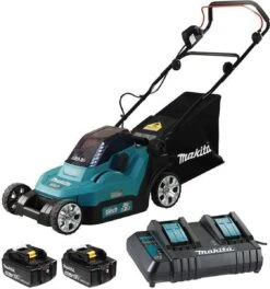 Makita Grasmaaier - DLM382CM2 - 2x18 V - 38 Cm - Incl. 4,0 Ah Accu (2 St) En Duolader -Gardena Verkoopwinkel 1121x1200 1