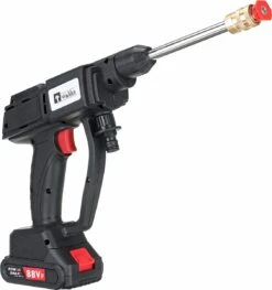 Merkloos Elektrische Accu-Hogedrukreiniger - 20Bar - Multifunctioneel Mondstuk - Draagbaar Oplaadbaar Snoerloos - Reinigingsspuitpistool - Met Rijke Accessoires - Voor Makita 18V-batterij - Voor Auto, Tuin, Terras, Raam (Zwart) -Gardena Verkoopwinkel 1129x1200