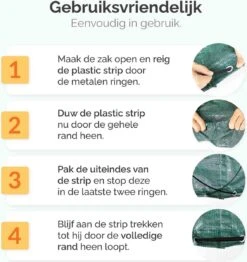 Goliving Tuinafvalzak - Set Van 2- Tuinafvalzakken Opvouwbaar - Tuinzak - Tuinafvalemmer - 2x 280 Liter - Groen -Gardena Verkoopwinkel 1131x1200
