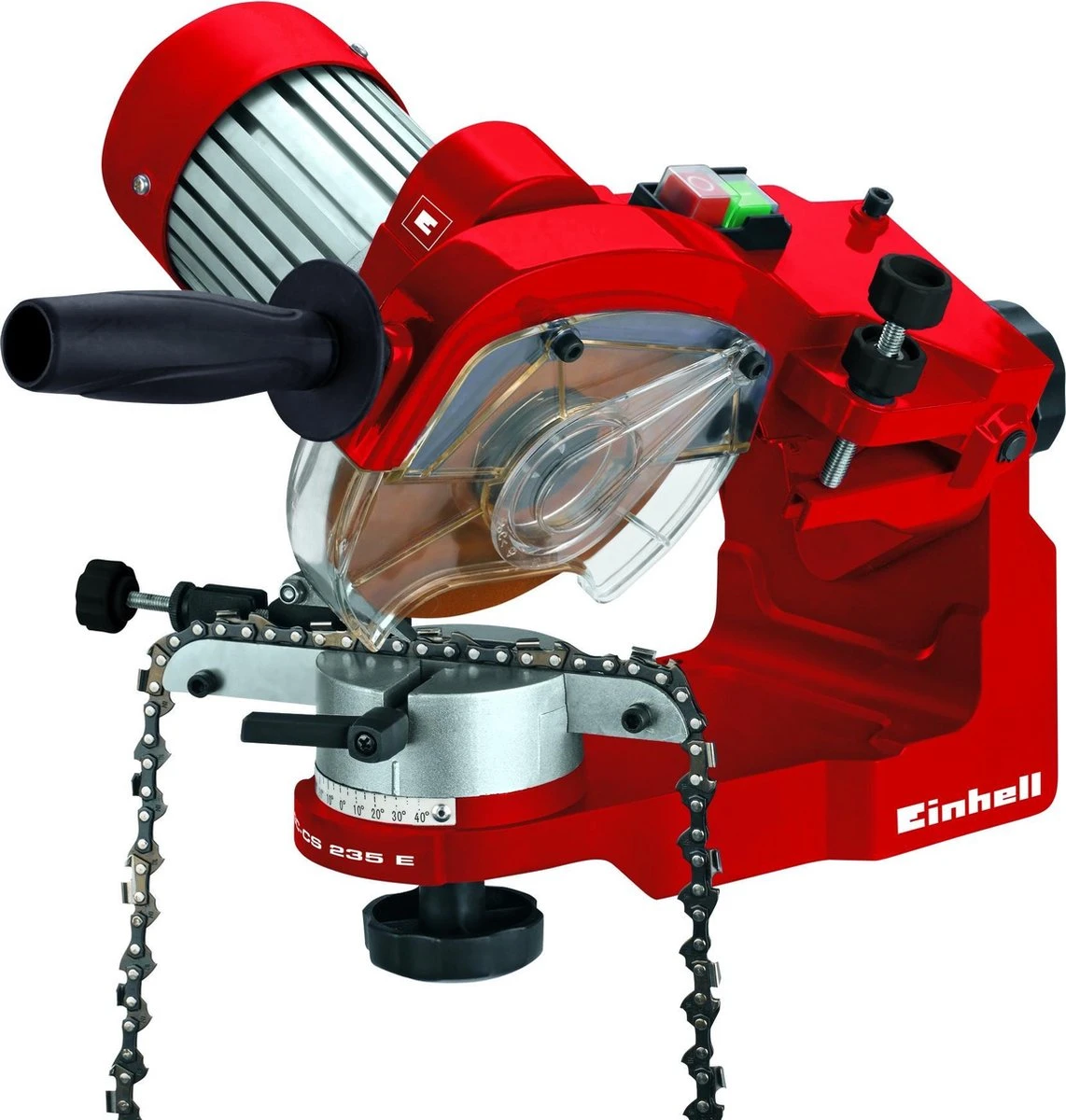 Einhell Kettingslijper GC-CS 235 E (235 W - 3.000 /min - Kettingspanner - Slijpschijf - Verlichting - Draaibare Slijpkop - Dieptebegrenzer) Slijpkop - Dieptebegrenzer) 1 Einhell Kettingslijper GC-CS 235 E (235 W - 3.000 /min - Kettingspanner - Slijpschijf - Verlichting - Draaibare Slijpkop - Dieptebegrenzer) Slijpkop - Dieptebegrenzer)