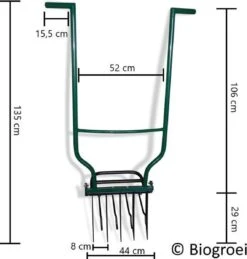 Biogroei® Ergonomische Woelvork - Spitvork - Met Verkruimelaar - Verlucht Je Bodem 5 Biogroei® Ergonomische Woelvork - Spitvork - Met Verkruimelaar - Verlucht Je Bodem -Gardena Verkoopwinkel 1143x1200 4