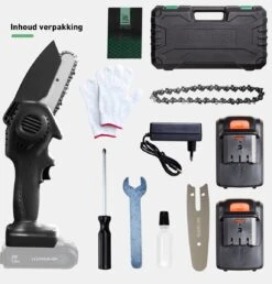 Mardin Mini Kettingzaag - Snoeizaag - Kettingzaag - Kettingzaag Electrisch Met 2 Accu - Inclusief Koffer - 1 Extra Accu - Zwart 18 Mardin Mini Kettingzaag - Snoeizaag - Kettingzaag - Kettingzaag Electrisch Met 2 Accu - Inclusief Koffer - 1 Extra Accu - Zwart -Gardena Verkoopwinkel 1151x1200 1