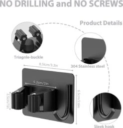 BOTC Bezemhouder - 4 Stuks - RVS - Bezem Ophangsysteem - Bezem Houder - Tuingereedschap - Zwart -Gardena Verkoopwinkel 1153x1200 3