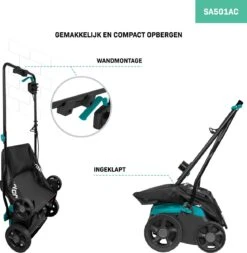 VONROC Elektrische Verticuteermachine - Gazonbeluchter – 1300W – Maaibreedte 320 Mm – 4 Dieptestanden (12/9/6/3 Mm) – Incl. 35L. Opvangbak -Gardena Verkoopwinkel 1170x1200 1