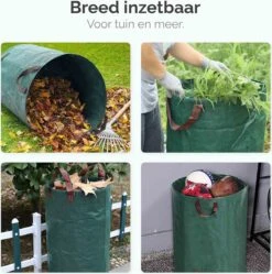 Goliving Tuinafvalzak - Set Van 2- Tuinafvalzakken Opvouwbaar - Tuinzak - Tuinafvalemmer - 2x 280 Liter - Groen -Gardena Verkoopwinkel 1189x1200 1