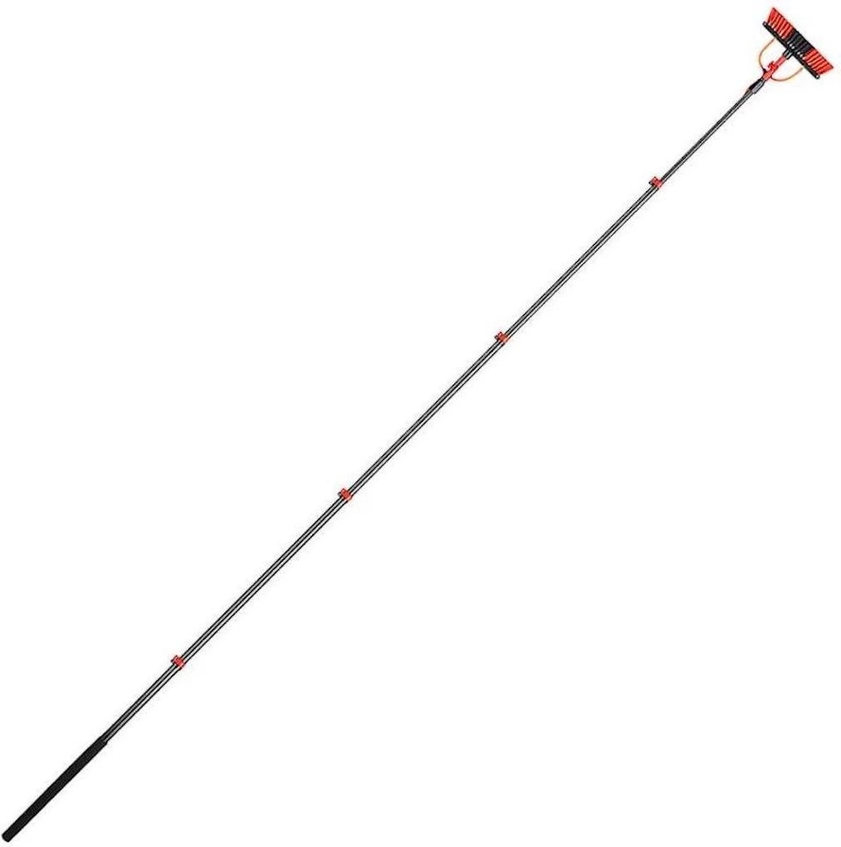 HIGHWALL Telescoopsteel Met Borstel - Glazenwassersset - Tot 4,6m Uitschuifbaar - Met Zeepdispenser 2 HIGHWALL Telescoopsteel Met Borstel - Glazenwassersset - Tot 4,6m Uitschuifbaar - Met Zeepdispenser - Afbeelding 2