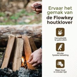 Flowkey® Houtklover XL - Houtsplijter Bijl - Houtkliever Kloofwig Gietijzer - Voor Hout & Aanmaakhout - Inclusief Gratis Hamer -Gardena Verkoopwinkel 1196x1200 2