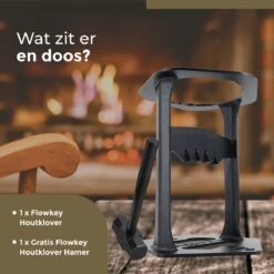 Flowkey® Houtklover XL - Houtsplijter Bijl - Houtkliever Kloofwig Gietijzer - Voor Hout & Aanmaakhout - Inclusief Gratis Hamer -Gardena Verkoopwinkel 1199x1200 14