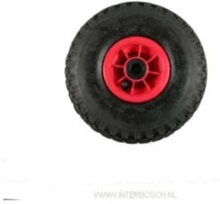 Benson Bolderkarwiel Steekwagenwiel Met Luchtband 3.00-4 | Asgatdiameter 20mm Rollager | Hoogte Wiel 26cm -Gardena Verkoopwinkel 1200x1114