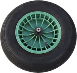 FORT 2PLy Kruiwagenwiel 400x100mm, Kunststof Velg, Kleur Groen, Luchtband 5 FORT 2PLy Kruiwagenwiel 400x100mm, Kunststof Velg, Kleur Groen, Luchtband -Gardena Verkoopwinkel 1200x1138