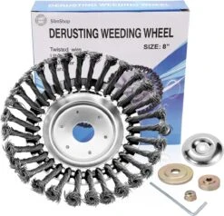 Merkloos SlimShop Onkruidborstel - Bosmaaier Grastrimmer - Onkruid - Onkruidkrabber - Voegenborstel - Onkruidverwijderaar - Max 10.000 Toerental P/m - 20CM -Gardena Verkoopwinkel 1200x1154 2