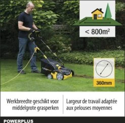 Powerplus POWXG7516 Elektrische Verticuteermachine - Mos Verwijderaar - 1800W - 360mm Maaibreedte- 45L Opvangbak - Incl. Gazonbeluchter/grasbeluchter 11 Powerplus POWXG7516 Elektrische Verticuteermachine - Mos Verwijderaar - 1800W - 360mm Maaibreedte- 45L Opvangbak - Incl. Gazonbeluchter/grasbeluchter -Gardena Verkoopwinkel 1200x1177 4