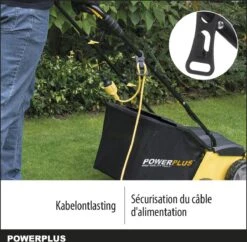 Powerplus POWXG7513 Elektrische Verticuteermachine - Mos Verwijderaar - 1400W - 320mm Maaibreedte - 45L Opvangbak - Incl. Gazonbeluchter/grasbeluchter -Gardena Verkoopwinkel 1200x1177 7