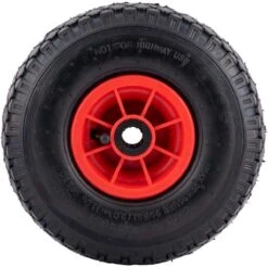 Benson Bolderkarwiel Steekwagenwiel Met Luchtband 3.00-4 | Asgatdiameter 20mm Rollager | Hoogte Wiel 26cm -Gardena Verkoopwinkel 1200x1197