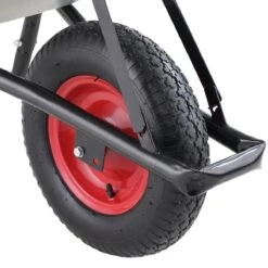 Gardebruk Kruiwagen 100L - Luchtband - 250kg Draagkracht Zilver -Gardena Verkoopwinkel 1200x1200 16