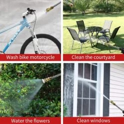 Merkloos Elektrische Accu-Hogedrukreiniger - 1.2mpa - Multifunctioneel Mondstuk - Draagbaar Oplaadbaar Snoerloos - Reinigingsspuitpistool - Met Rijke Accessoires - Voor Auto, Tuin, Terras, Raam - Zwart 17 Merkloos Elektrische Accu-Hogedrukreiniger - 1.2mpa - Multifunctioneel Mondstuk - Draagbaar Oplaadbaar Snoerloos - Reinigingsspuitpistool - Met Rijke Accessoires - Voor Auto, Tuin, Terras, Raam - Zwart -Gardena Verkoopwinkel 1200x1200 164