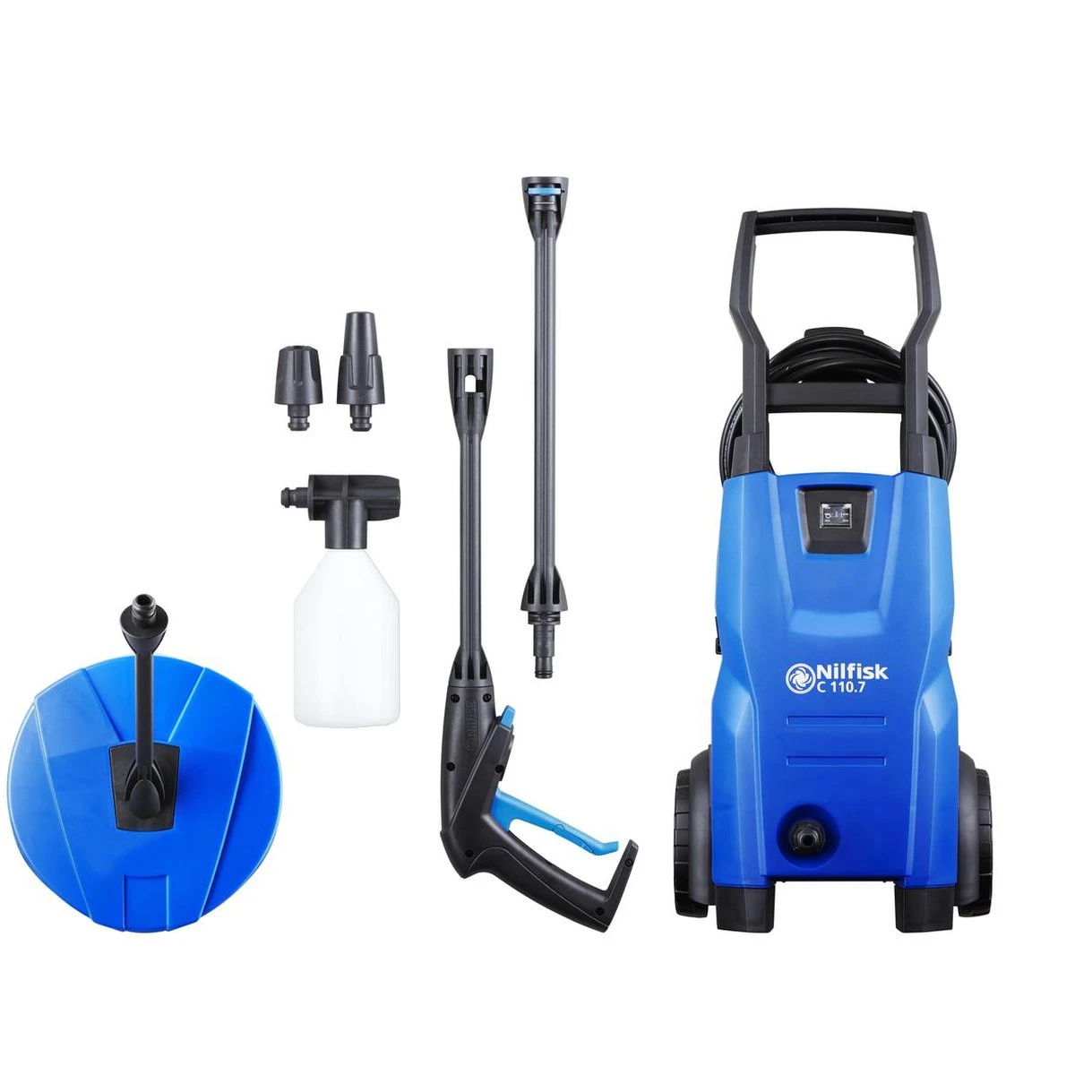 NILFISK C110.7-5 PC X-TRA HOGEDRUKREINIGER 5 MTR WATERSLANG TERRASREINIGER 5 JAAR GARANTIE 2 NILFISK C110.7-5 PC X-TRA HOGEDRUKREINIGER 5 MTR WATERSLANG TERRASREINIGER 5 JAAR GARANTIE - Afbeelding 2