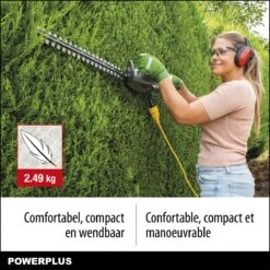 Powerplus POWEG40100 Elektrische Heggenschaar - 550W - Snoeien En Knippen - Zwaardlengte 560mm - Mesafstand 16mm - Haagschaar Voor Tuinonderhoud -Gardena Verkoopwinkel 1200x1200 257