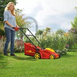 WOLF-Garten A 340 E Elektrische Grasmaaier - 1400 W - 34 Cm Maaibreedte - 30 Liter Opvangbak - Centrale Hoogte-instelling -Gardena Verkoopwinkel 1200x1200 360