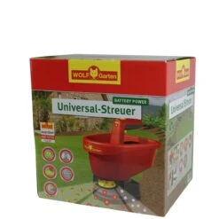WOLF-Garten Universele Handstrooier WE-B - Strooibreedte Instelbaar 0.5 M-2.5m - Batterij Aandrijving - Inhoud 3 Liter -Gardena Verkoopwinkel 1200x1200 377