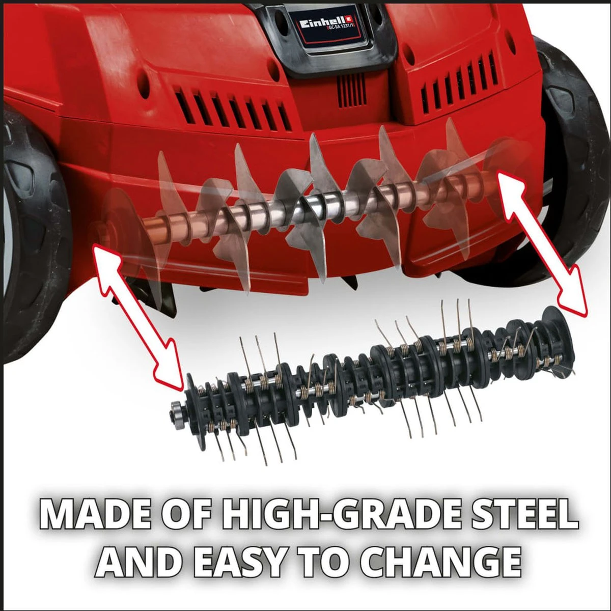 Einhell Verticuteermachine Elektrisch GC-SA 1231/1 1200 W 7 Einhell Verticuteermachine Elektrisch GC-SA 1231/1 1200 W - Afbeelding 7