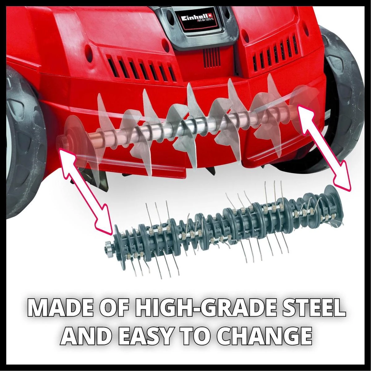 Einhell Verticuteermachine Elektrisch GC-SA 1231/1 1200 W 14 Einhell Verticuteermachine Elektrisch GC-SA 1231/1 1200 W - Afbeelding 14