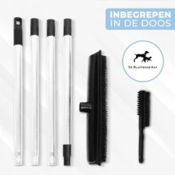 2 In 1 Rubberen Bezem – Bezem Binnen & Buiten – Vloerwisser Met Steel - Met Huisdierhaar Verwijderaar - Vloertrekker – Veger - Extra Lang 160cm -Gardena Verkoopwinkel 1200x1200 503
