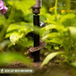 Merkloos Grondboor Voor Planten - 25 CM - Palenboor - Moestuin - Bollenplanter - Zwart -Gardena Verkoopwinkel 1200x1200 518