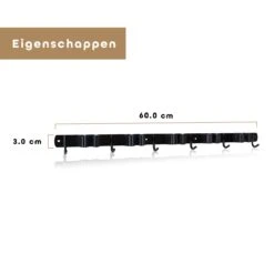 Bezem Ophangsysteem – Bezemhouder – Tuingereedschap – RVS – 5 Houders – 6 Haken - BAULK® -Gardena Verkoopwinkel 1200x1200 533