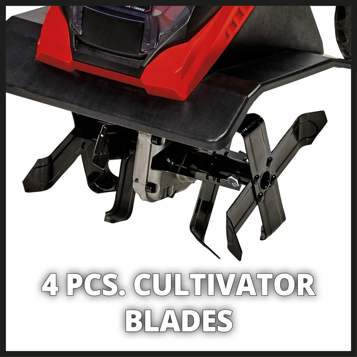 Einhell Accu Grondfrees GE-CR 30 Li-Solo Power X-Change (Li-Ion - 36 V - 30 Cm Werkbreedte - 20 Cm Werkdiepte - Robuuste Hakmessen - 2-punts Veiligheidsschakelaar - Zonder Accu En Lader) 3 Einhell Accu Grondfrees GE-CR 30 Li-Solo Power X-Change (Li-Ion - 36 V - 30 Cm Werkbreedte - 20 Cm Werkdiepte - Robuuste Hakmessen - 2-punts Veiligheidsschakelaar - Zonder Accu En Lader) - Afbeelding 3