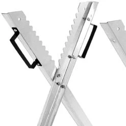 Merkloos Monzana Zaagbok - Metaal Opvouwbaar 83x81x88cm - Zilver -Gardena Verkoopwinkel 1200x1200 680