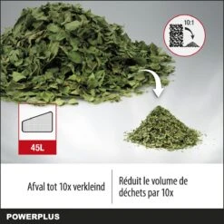 Powerplus POWEG9013 Elektrische Bladblazer - Bladzuiger En -versnipperaar - 3300W - Blazen - Zuigen - Versnipperen - Incl. 40L Opvangzak 11 Powerplus POWEG9013 Elektrische Bladblazer - Bladzuiger En -versnipperaar - 3300W - Blazen - Zuigen - Versnipperen - Incl. 40L Opvangzak -Gardena Verkoopwinkel 1200x1200 79