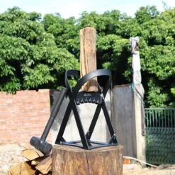 Lighted Lifestyle™| Houtklover Voor Aanmaakhout Incl. Kloofhamer - Houtsplijter - Houtkliever - Snel Haardhout - Gietijzer - Incl. Schroeven 13 Lighted Lifestyle™| Houtklover Voor Aanmaakhout Incl. Kloofhamer - Houtsplijter - Houtkliever - Snel Haardhout - Gietijzer - Incl. Schroeven -Gardena Verkoopwinkel 1200x1200 791