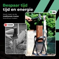 Lighted Lifestyle™| Houtklover Voor Aanmaakhout Incl. Kloofhamer - Houtsplijter - Houtkliever - Snel Haardhout - Gietijzer - Incl. Schroeven 14 Lighted Lifestyle™| Houtklover Voor Aanmaakhout Incl. Kloofhamer - Houtsplijter - Houtkliever - Snel Haardhout - Gietijzer - Incl. Schroeven -Gardena Verkoopwinkel 1200x1200 792