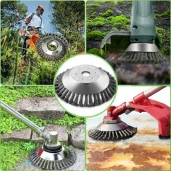 Merkloos SlimShop Onkruidborstel - Bosmaaier Grastrimmer - Onkruid - Onkruidkrabber - Voegenborstel - Onkruidverwijderaar - Max 10.000 Toerental P/m - 20CM -Gardena Verkoopwinkel 1200x1200 850