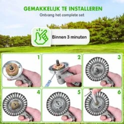 Merkloos SlimShop Onkruidborstel - Bosmaaier Grastrimmer - Onkruid - Onkruidkrabber - Voegenborstel - Onkruidverwijderaar - Max 10.000 Toerental P/m - 20CM -Gardena Verkoopwinkel 1200x1200 854