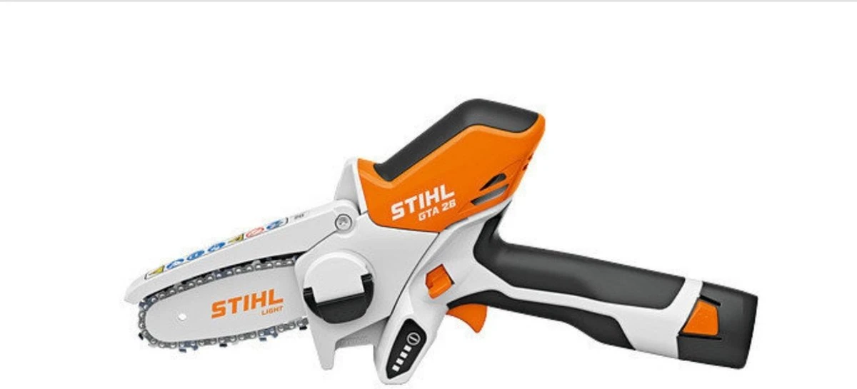 Stihl Accu Mini Kettingzaag SET - Snoeischaar - Snoeizaag - Hand Kettingzaag - Professioneel- Hovenier- Tuinman 2 Stihl Accu Mini Kettingzaag SET - Snoeischaar - Snoeizaag - Hand Kettingzaag - Professioneel- Hovenier- Tuinman - Afbeelding 2