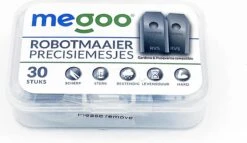 Mesjes Voor Husqvarna Automower - Reservemessen Voor Gardena Robotmaaier - 30st - RVS - Plastic Box - Megoo® 12 Mesjes Voor Husqvarna Automower - Reservemessen Voor Gardena Robotmaaier - 30st - RVS - Plastic Box - Megoo® -Gardena Verkoopwinkel 1200x696 1