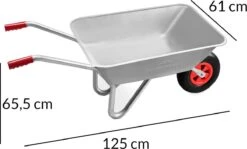 Gardebruk Kruiwagen 80 Liter – Belastbaarheid 100 Kg - Zilver 10 Gardebruk Kruiwagen 80 Liter – Belastbaarheid 100 Kg - Zilver -Gardena Verkoopwinkel 1200x722 1
