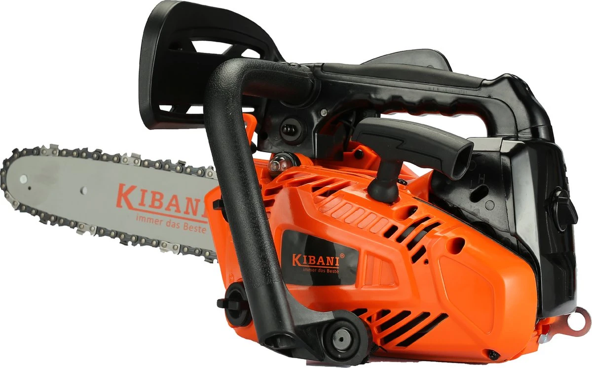 Kibani Kettingzaag Benzine - 25.4 Cc / 1 Pk 2-takt Motor - Zwaardlengte 25 Cm / 10 Inch – Easy-Startsysteem - Snoeizaag 7 Kibani Kettingzaag Benzine - 25.4 Cc / 1 Pk 2-takt Motor - Zwaardlengte 25 Cm / 10 Inch – Easy-Startsysteem - Snoeizaag - Afbeelding 7