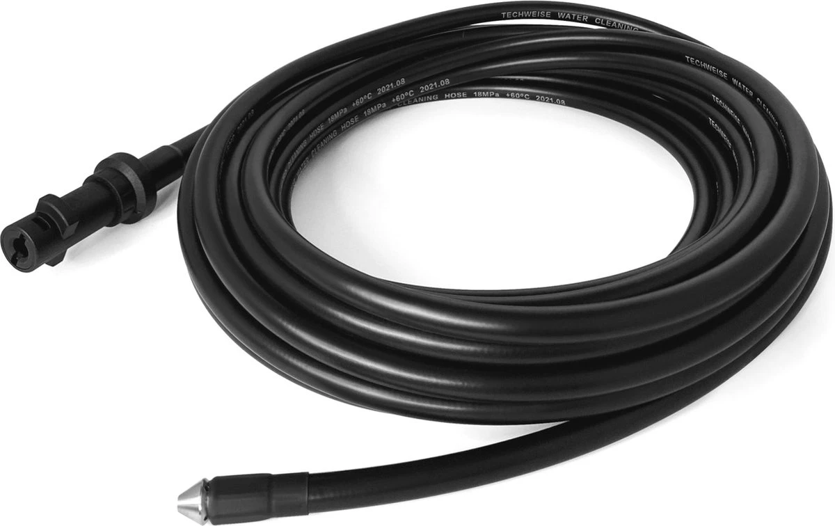 Techweise - Rioolslang Voor Kärcher K2 T/m K7 - 15M - Met Voorwaartse Hogedruksproeiers 4 Techweise - Rioolslang Voor Kärcher K2 T/m K7 - 15M - Met Voorwaartse Hogedruksproeiers - Afbeelding 4