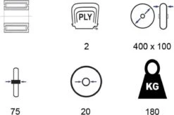 Kruiwagen Wiel 4.00 - 8 Luchtband Lijnprofiel - Asdiameter 20mm -Gardena Verkoopwinkel 1200x795