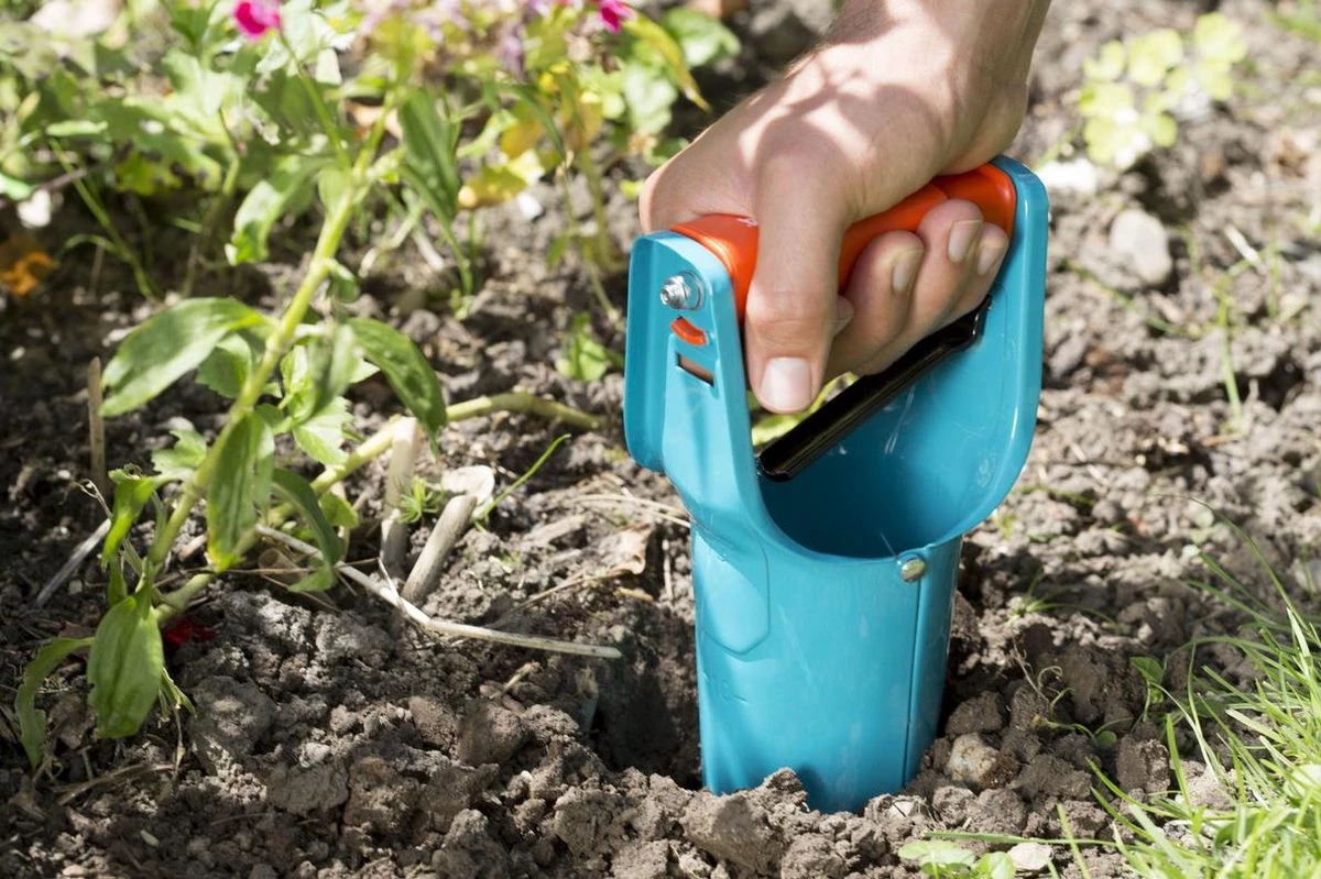 GARDENA Bollenplanter - Diepteaanduiding - Automatische Aardeloslating 5 GARDENA Bollenplanter - Diepteaanduiding - Automatische Aardeloslating - Afbeelding 5