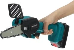 Merkloos Mini Accu Kettingzaag - 4 Inch Elektrische Boomzaag - Handkettingzaag - Met 2 Accu En 1 Oplader - Voor Tuinboom Ranch Bomen Snijden Hout- Blauw -Gardena Verkoopwinkel 1200x815 5