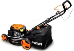 FUXTEC Grasmaaier Benzine - 46cm - Zelfrijdend / Zelftrekkend / Achterwielaandrijving - Mulchfunctie - Opvangbak 50L - FX-RM4646 15 FUXTEC Grasmaaier Benzine - 46cm - Zelfrijdend / Zelftrekkend / Achterwielaandrijving - Mulchfunctie - Opvangbak 50L - FX-RM4646 -Gardena Verkoopwinkel 1200x828 2