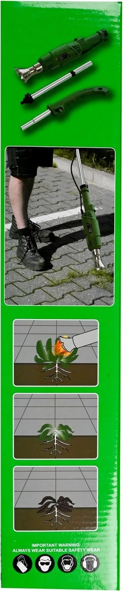 Hofftech Weed Burner Elektrische Onkruidbrander - 2000W - Max. 600 °C - BBQ Aansteker 10 Hofftech Weed Burner Elektrische Onkruidbrander - 2000W - Max. 600 °C - BBQ Aansteker - Afbeelding 10