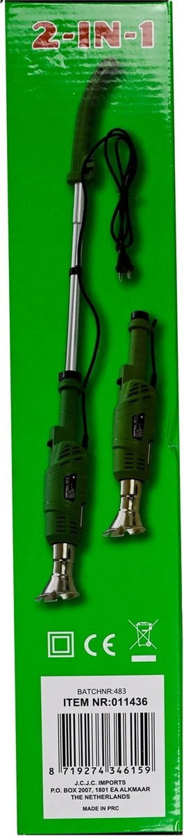 Hofftech Weed Burner Elektrische Onkruidbrander - 2000W - Max. 600 °C - BBQ Aansteker 8 Hofftech Weed Burner Elektrische Onkruidbrander - 2000W - Max. 600 °C - BBQ Aansteker - Afbeelding 8